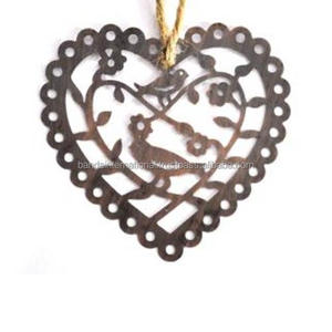 Artículo decorativo colgante de hierro con revestimiento de polvo negro terminado para decoración del hogar y otra decoración navideña - Product Image 5