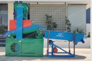 Máquina limpiadora de cáscaras de anacardo de 150-200 kg/h, 2 HP, trifásica - Product Image 2