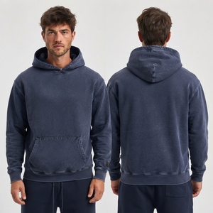 Sweat à capuche délavé au soleil, design oversize, 100% coton, séchage rapide, respirant, personnalisable, moderne – L'indispensable élégant pour votre garde-robe hivernale décontractée - Product Image 6