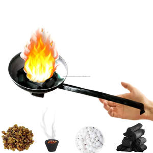 Soporte de Incienso de Hierro Sambrani con Asa, Ecológico y Duradero, Quemador de Carbón para Uso Aromático - Product Image 3