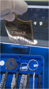 CONCEPTION Shining Jewelry Factory Pendentif personnalisé avec nom et lettre, style Hip Hop Iced Out pour rappeur, serti de pierres Moissanite - Product Image 5