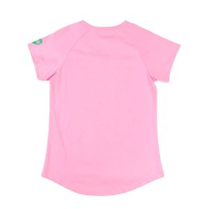 V Neck <b>Glitter</b> Tee <b>Pink</b> Color Fashion Casual <b>Top</b> Women Short Sleeve Shirt Sparkle Graphic Apparel Stylish Everyday Wear - Product Image 3