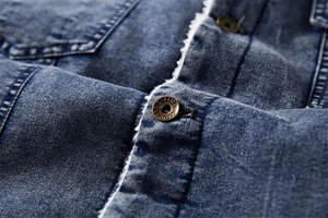 Veste en jean unisexe classique NESTA SPORTS, style décontracté pour l'extérieur, coutures robustes, pièce de superposition chaude pour les grossistes en mode - Product Image 5