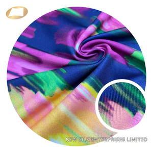 OEKO-TEX respirant imprimé numérique tacheté coloré certifié 4 couleurs Polyester Spandex tricot tissu pour vêtements de sport vêtements de sport - Product Image 1