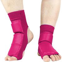 Protège-pieds élastiques OEM en gros pour cheville et voûte plantaire, coussinets de protection pour MMA, Kickboxing, Muay Thai, équipement d'entraînement d'arts martiaux