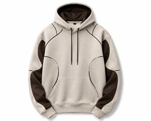 Sudadera con Capucha para Hombre, Color Sólido, con Bolsillo, Informal, Otoñal, de Felpa, Corte Regular, 100% Algodón, Transpirable - Product Image 5