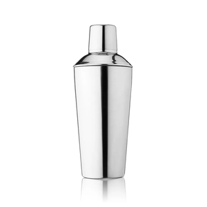 Shaker à cocktails artisanal en acier inoxydable pour bars et fêtes, finition argentée, accessoires de bar. - Product Image 5
