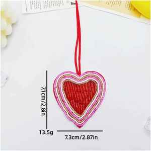 กระเป๋าปักลูกปัดแนวทันสมัยเครื่องรางแขวนลูกปัดทำมือปักลายสวยงาม - Product Image 6