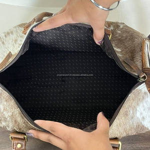 Bolsa de Viaje de Cuero Vacuno Genuino Hecha a Mano de Alta Calidad, Gran Capacidad, Bolsa de Viaje de Fin de Semana, Bolsa de Deporte para Gimnasio, Equipaje Unisex - Product Image 6