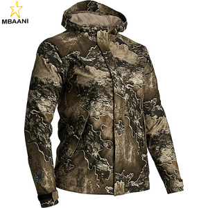 Outdoors Women's Lightweight Breathable Waterproof Hooded <b>Camo</b> Hunting <b>Jacket</b> - Product Image 4