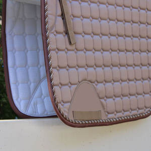 Made of Silk Satan Material Saddle Pad Breathable Quick Dry Saddle Pad Horse Equipment for Foam Satin Saddle Pad - Product Image 4