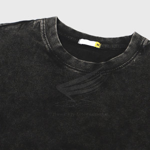 T-shirt pour homme en coton 100% respirant, de haute qualité, avec un design tendance, effet délavé, nouvelle arrivée, léger - Product Image 6