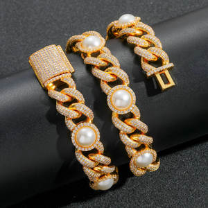 Custom <b>Iced</b> <b>Out</b> Diamond Hip Hop <b>Chain</b> Necklace for Men Cubic Zirconia Cuban Link <b>Chain</b> for Streetwear Fashion Jewelry - Product Image 4