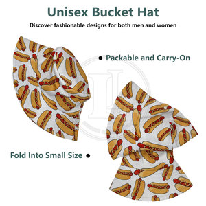 Best Price High Quality Casual 100% Cotton Canvas Fabric Eco-Friendly Lightweight Comfortable Hot Arrival Bucket <b>Hats</b> for Online - Product Image 3