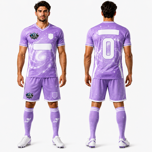 Modern <b>Soccer</b> Teamwear Uniform Set Durable Football Jersey and Shorts Designed for Training and Match Play - Product Image 1
