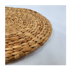 Mantel individual de jacinto de agua estilo bohemio, hecho a mano en Vietnam, decoración de mesa de fibra natural rústica para comedores, hoteles y restaurantes. - Product Image 2