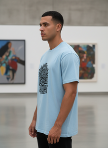 T-shirt décontracté à col rond et manches courtes pour homme, imprimé par transfert thermique personnalisé, coupe classique, 60% coton 40% polyester, 180 grammes - Product Image 4