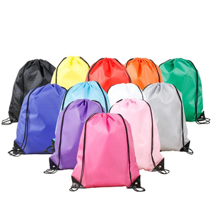 <b>Waterproof</b> Lightweight <b>Drawstring</b> <b>Bag</b>, Large Capacity Backpack, For Outdoor Sports, Simple Casual Solid Color <b>Drawstring</b> <b>Bags</b> - Product Image 1