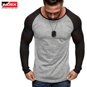 Index Men's Long Sleeve <b>Raglan</b> Henley <b>T</b>-<b>Shirt</b> Solid Color Quick Dry Slim Fit Casual Jersey Knitted Polyester V-Neck - Product Image 4