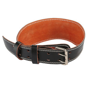 Ceinture de musculation personnalisée avec logo, en cuir de vachette, avec impression d'entraînement, ceinture de sécurité robuste pour la musculation - Product Image 5