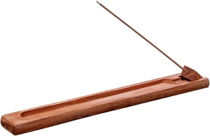 Porte-encens en bois écologique fait main, attrape-cendres parfumé - Product Image 2