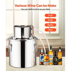 Kit di Fermentazione per Birra Fatta in Casa da 19 L (5 Galloni) in Acciaio Inossidabile con Pompa a Serpentina in Rame per Distillazione di Acqua e Alcol - Product Image 4