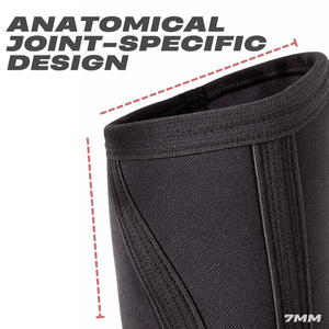 Nouvelles protections de genoux en néoprène rigide de 7 mm avec logo personnalisé pour la musculation, les entraînements de fitness et la compression pour la levée de poids - Product Image 3