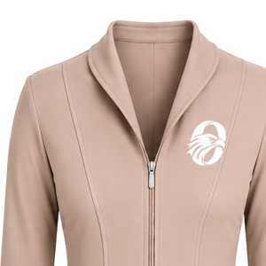 Veste d'équitation beige pour femme, blazer d'équitation sur mesure, manteau professionnel pour concours d'équitation, vente en gros personnalisée, mode - Product Image 3