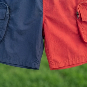 Shorts coupe-vent en nylon pour hommes, résistants à l'eau, décontractés, imperméables, unisexes, taille élastique, 100 % nylon - Product Image 5