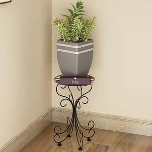 Maceta Moderna de Metal con Asas Dobles, Decorativa para Interiores, Soporte para Plantas de Jardín, Decoración del Hogar - Product Image 3