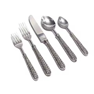 Accessoires de table de luxe, ensemble de couverts en acier inoxydable pour un style de table moderne - Product Image 1