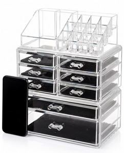 High <b>Storage</b> Clear Acrylic Organizer Drawer Display for Makeup Cosmetics Beauty Supplies Vanity Bathroom Cabinet - Product Image 5