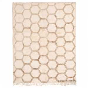 Alfombras de lana y seda anudadas a mano de lujo Alfombras marroquíes tradicionales Alfombras bereberes de Marruecos Alfombras de piso de dormitorio para decoración del hogar - Product Image 2