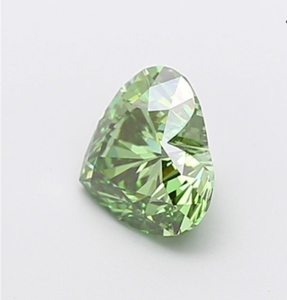 เพชรรูปหัวใจสีเขียวแฟนซี CVD Lab Grown Loose Diamond ระดับ VS1 ได้รับการรับรองจาก IGI สำหรับทำเครื่องประดับ - Product Image 4