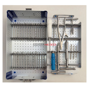Kit d'outils manuels en acier inoxydable pour le retrait de vis orthopédiques chirurgicales, réutilisable, pour l'extraction de vis osseuses - Product Image 5