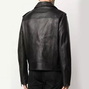 High Quality Motorbike Leather Jacket Men Flexible Durable Riding Gear Unique Color Fashion Biker Wear OEM Supplier - Product Image 5