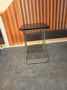 โต๊ะกาแฟโครงโลหะอุตสาหกรรมสมัยใหม่พร้อมท็อปไม้ MDF - Product Image 6