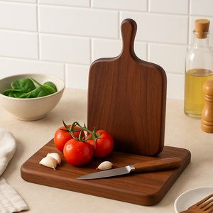 Premium Acacia Wood Cutting Board Thick Wooden Chopping Board for <b>Kitchen</b> Meat Vegetable Food Prep Durable Design - Product Image 3