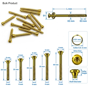 Tornillos Ortopédicos Quirúrgicos Veterinarios Manuales de Acero Inoxidable Alemán de Alta Calidad, Grado A+, Certificación CE Clase II DETAIN - Product Image 6