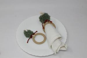 Anillos de Servilleta Acrílicos Vintage de Lujo, Decoración para el Hogar, Decoración para Mesa de Fiesta, Decoración para Bodas, Hechos a Mano, Macramé, Redondos de 5 cm - Product Image 3