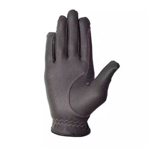 Gants d'équitation professionnels de haute qualité en cuir véritable respirant avec fermeture éclair pour femmes, pour une utilisation sportive en plein air - Product Image 2