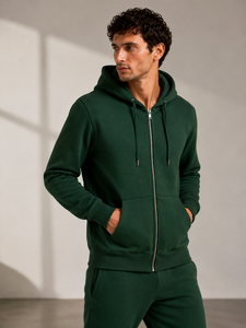 Veste à capuche zippée pour homme de qualité supérieure, conçue pour le confort, la mobilité et la chaleur, idéale pour les voyages, les entraînements et les tenues décontractées quotidiennes. - Product Image 5
