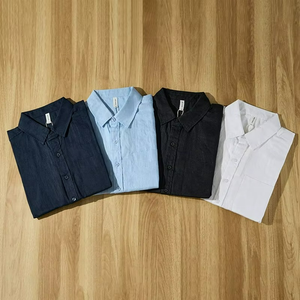 Chemise décontractée en lin pour homme, simple, tendance, ample et polyvalente - Product Image 4