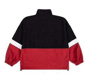 Wholesale <b>Women</b> Vintage Color Block Zipper <b>Jacket</b> <b>Lightweight</b> Casual Windbreaker Custom Logo Fashion Streetwear <b>Women's</b> <b>Jackets</b> - Product Image 2