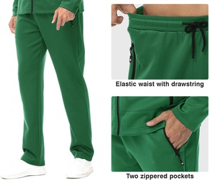 Conjunto de Chaqueta y Pantalones Cortavientos Personalizados Premium, Fabricante de Chaquetas con Logotipo Personalizado, Producción OEM ODM - Product Image 3