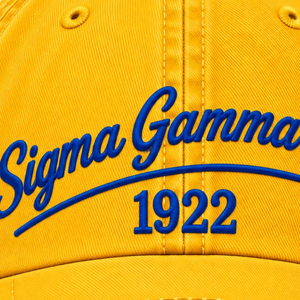 หมวกแก๊ปปักลายตัวอักษรกรีก Sigma Gamma Rho สำหรับผู้หญิง หมวกเบสบอลผ้าฝ้ายปักลายชมรมนักศึกษา ปรับขนาดได้ สวมใส่สบาย เหมาะกับกิจกรรมกลางแจ้ง ขายส่ง - Product Image 6