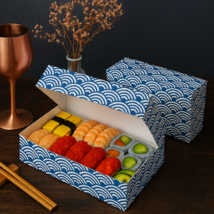 Cajas de Cartón Kraft Reciclado con Logotipo Personalizado, Recubrimiento UV y Ventana para Sushi, Alimentos Enlatados y Comida para Bebés - Product Image 2