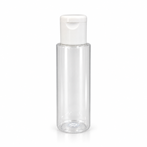 Envase Cosmético de PET de 50 ml con Tapa Abatible |   Envase de Plástico Transparente para Productos de Cuidado de la Piel, Cabello y Belleza, y Artículos Personales - Product Image 1