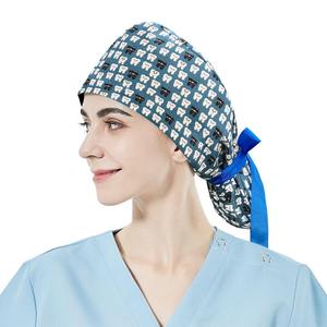 Gorro Quirúrgico Personalizado Unisex de Poliéster y Spandex para Hombres y Mujeres, Gorro Médico para Doctores y Enfermeras - Product Image 5