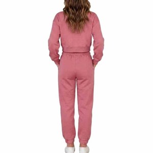 Conjunto Deportivo de 2 Piezas para Mujer, 100% Algodón Orgánico, Transpirable, Tejido Digital, Ajustado, Personalizado, Venta al Por Mayor - Product Image 3